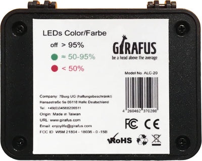 Girafus Knopfzellen Ladegerät für LIR-2032 LIR-2025 LIR-2016 Akkus (Diese Ersetzen die CR2032 CR2025