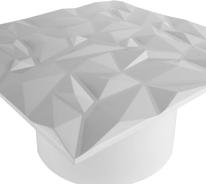 MKK Badlüfter Wohnraumlüfter Diamant Panel weiss Ø 100 mm Standard, Ø 100 mm Standard