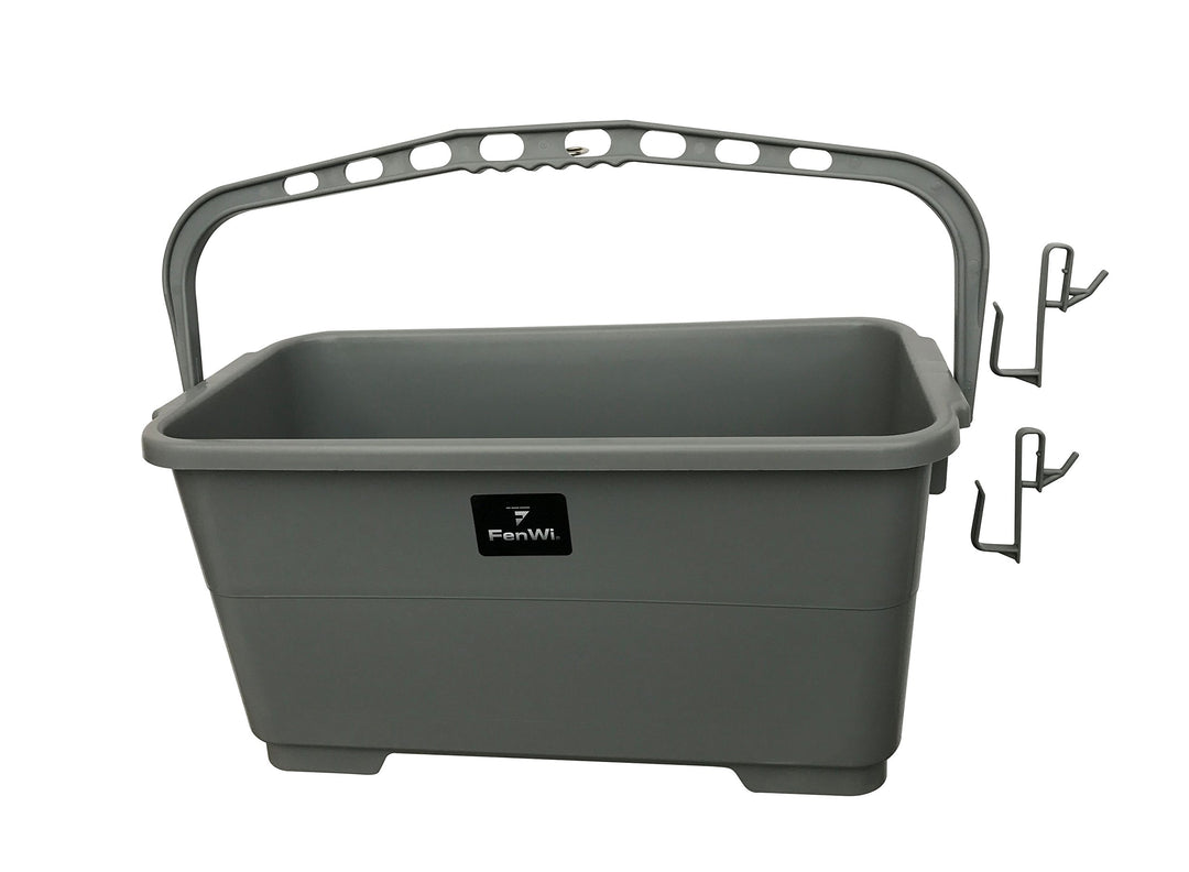 FenWi grosser Profi Wischeimer für die Fensterreinigung - 24 Liter Rechteck-Eimer 50x24cm / Putzeime