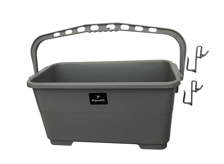 FenWi grosser Profi Wischeimer für die Fensterreinigung - 24 Liter Rechteck-Eimer 50x24cm / Putzeime