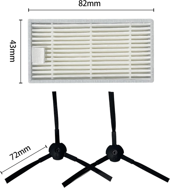 Zubehör Ersatzteile Kit für ZACO/ILIFE V5s pro V5x V3 V3s V5 V5s Saugroboter Staubsauger Roboter, Zu