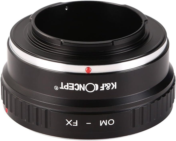 K&F Concept OM-FX Objektiv Adapterring,Adapter Fuji FX,Objektivadapter für Olympus OM Objektiv auf F