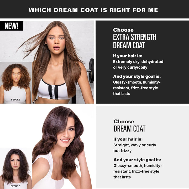 Color Wow Dream Coat Extra Strength, Hitzeschutz, Anti-Frizz Spray, bis 3 Haarwäschen, Glanzspray fü