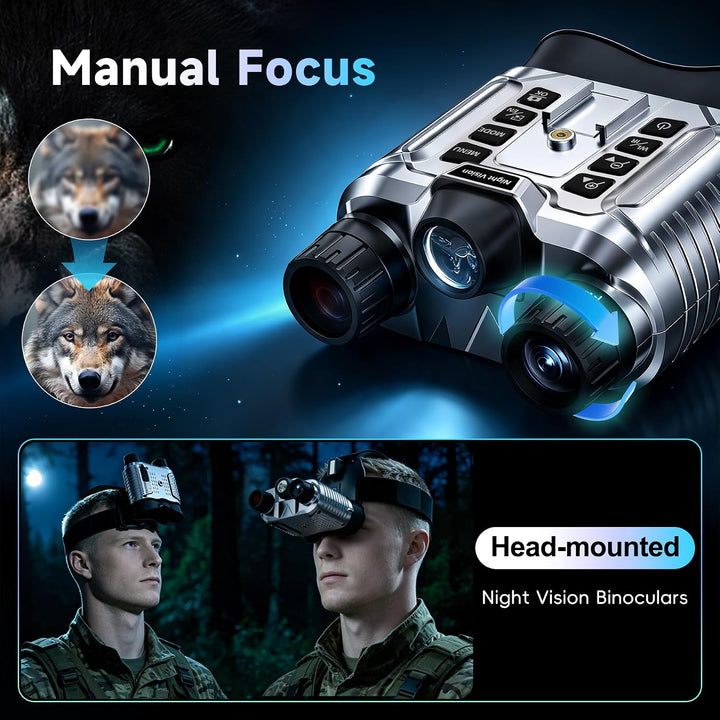 4K Digitale Nachtsichtgerät für Erwachsene, 1312 FT Night Vision Binocular