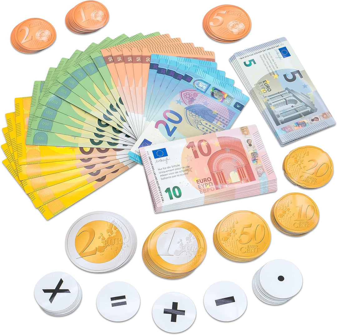 Betzold - Spielgeld Euro-Rechengeld magnetisch - Magnet-Rechengeld Mathematik OneSize, OneSize