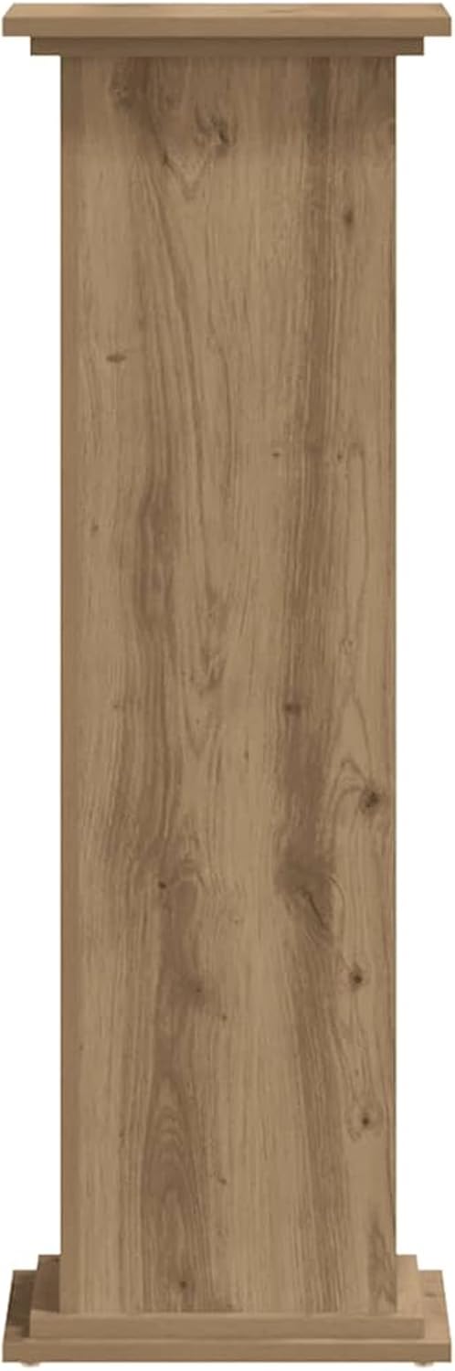 Gecheer Pflanzenständer Artisan-Eiche 33x33x100 cm Holzwerkstoff, langlebig und stabil, für Innenein