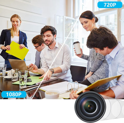 Versteckte Kamera Stift Kamera 1080p Real HD Cover Objektiv Pen Cam, Micro SD Reader & 5 Tinte füllt
