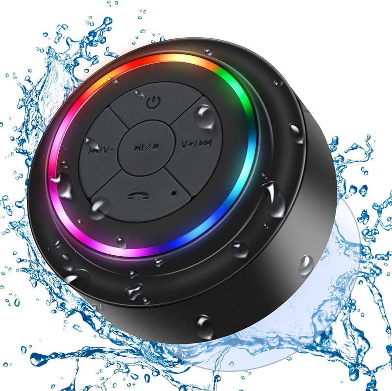 Bluetooth-Duschlautsprecher, Haissky Portable Bluetooth Lautsprecher tragbarer Waterproof Wireless S