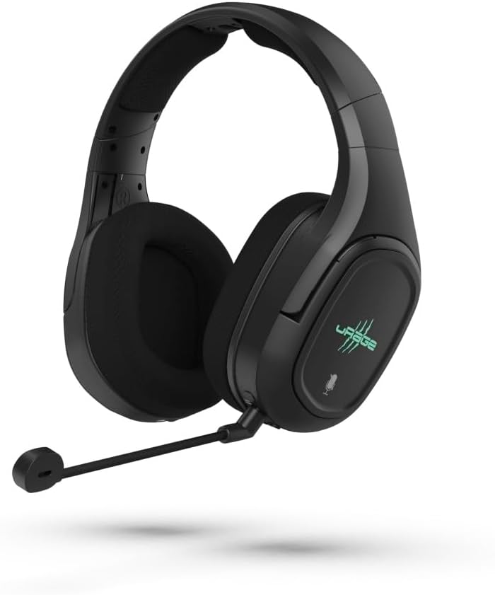 uRage Gaming-Headset SoundZ 920 mit Headset-Stand, Schwarz