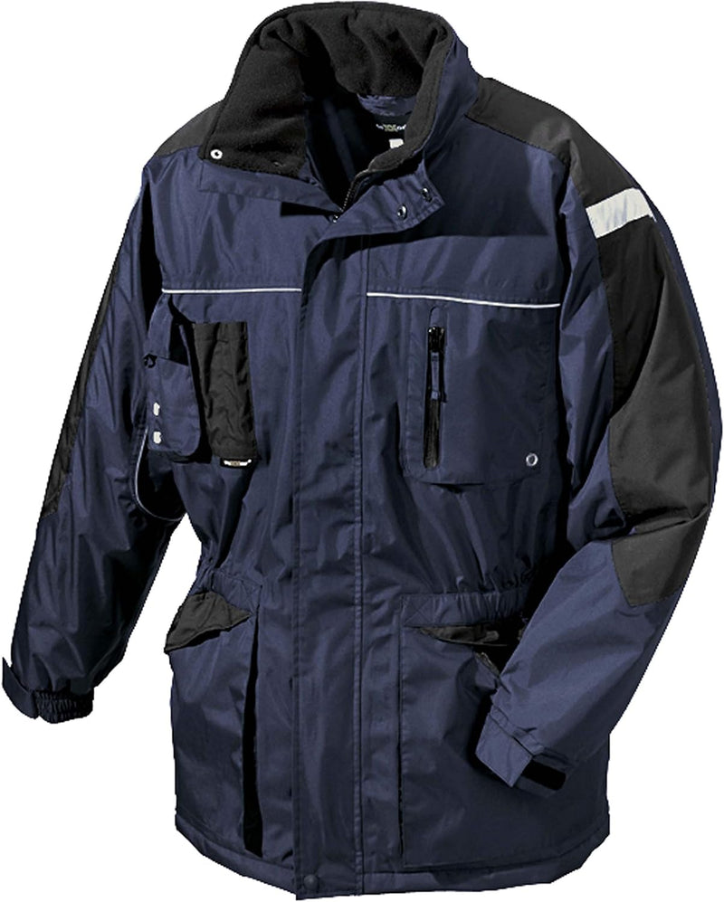 teXXor Winterparka Aalborg, gefütterte Regen Arbeitsjacke M, marine,, M