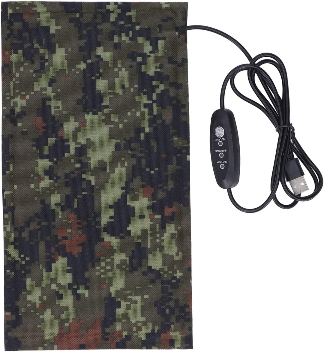 USB-Heizung, Heizblatt, USB-betrieben, Elektrische Stoffheizung, Wasserdicht, Warm, Kalt, Schutz, 3