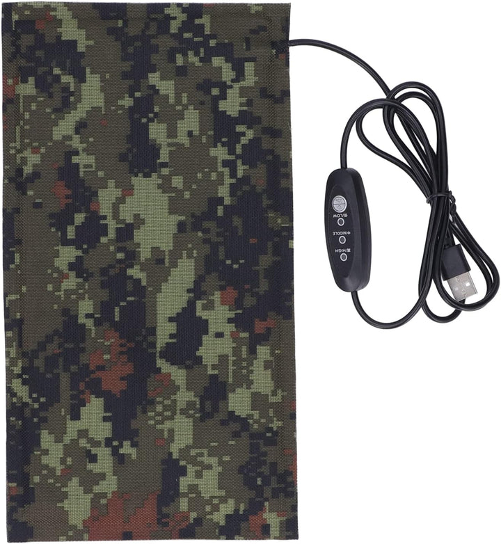 USB-Heizung, Heizblatt, USB-betrieben, Elektrische Stoffheizung, Wasserdicht, Warm, Kalt, Schutz, 3
