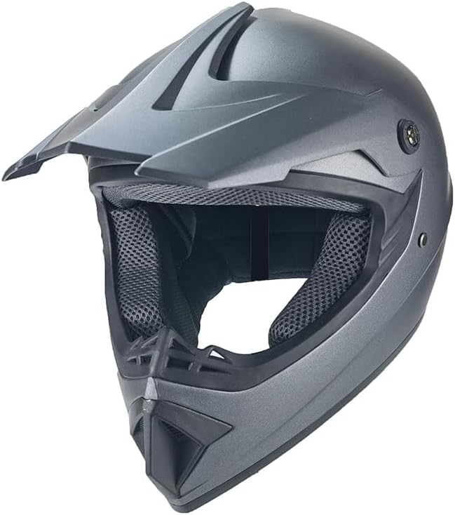 Kinder Crosshelm – Motorradhelm für Kinder und Jugendliche, ABS-Schale, robuster Kinderhelm für Down