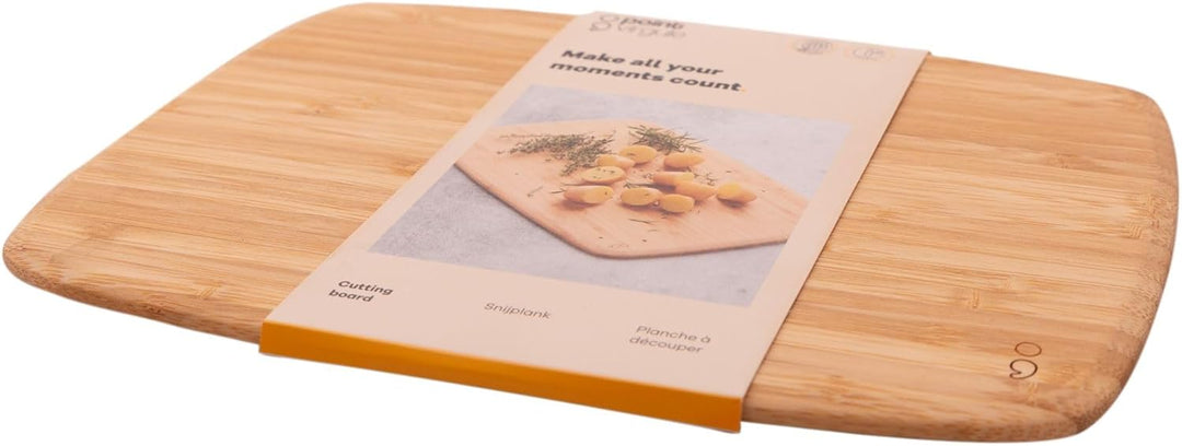 Point-Virgule Schneidebrett, Schneidebrett aus Holz, Küchenzubehör zum Schneiden von Brot, Fleisch,