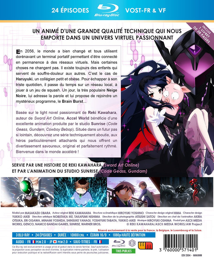 ACCEL WORLD INTEGRALE ED Saphir BRD [Blu-ray] [FR Import], Blu-ray