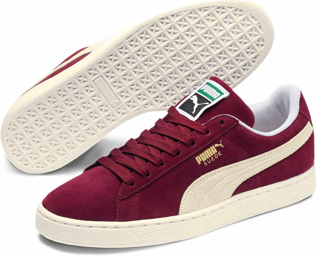 Puma Classic 356568, Unisex-Erwachsene High-Top Sneaker 42 EU Rotweiss, 42 EU Rotweiss