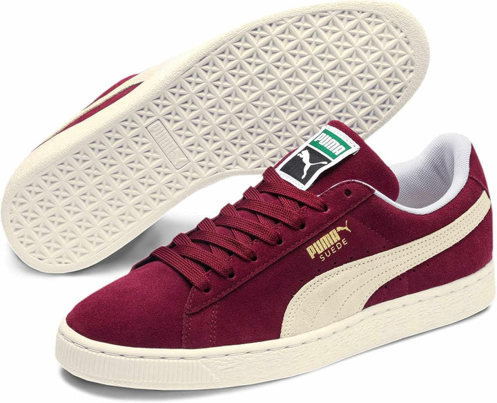 Puma Classic 356568, Unisex-Erwachsene High-Top Sneaker 42 EU Rotweiss, 42 EU Rotweiss