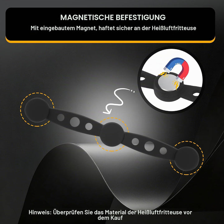 15 Stück Magnetische Befestigungsschnalle,Magnet Silikon Schnalle,Magnet Silikon Schna für Backpapie