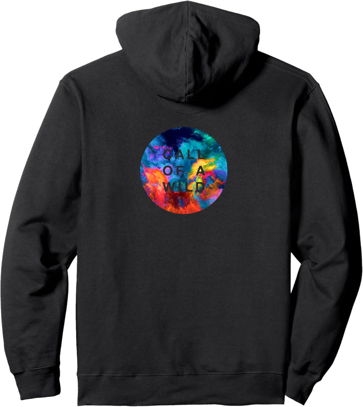Techno by Call of a Wild House Music Club Disco Shirt Hoodie Pullover Hoodie