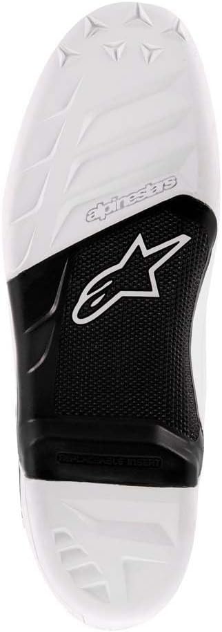 Alpinestars Unisex-Erwachsene Tech-7 Sohle, Schwarz/Weiss, Grösse 44 (Mehrfarbig, Einheitsgrösse)