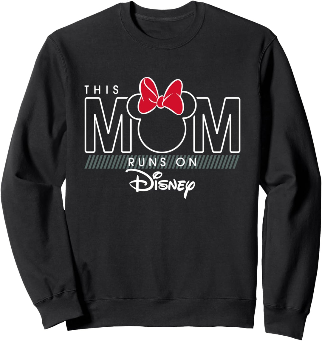 Disney Minnie Mouse This Mom Runs on Disney Sweatshirt