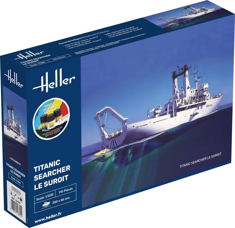 Heller Modell Boot Titanic Searcher Le Suroit – 1/200 56615