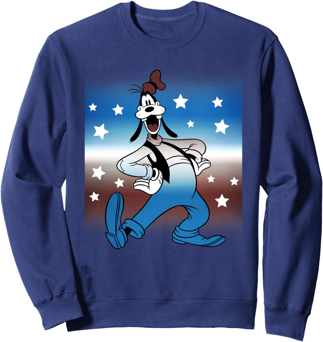 Disney Mickey And Friends Goofy Americana Portrait Sweatshirt