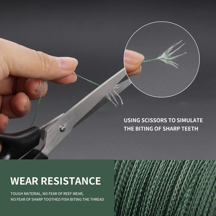 Geflochtene Angelschnur 8Fach 300M/500M/1000M Stark PE Schnur Farbecht 0.1-0.3mm 14-45LB 0.1MM 14LB