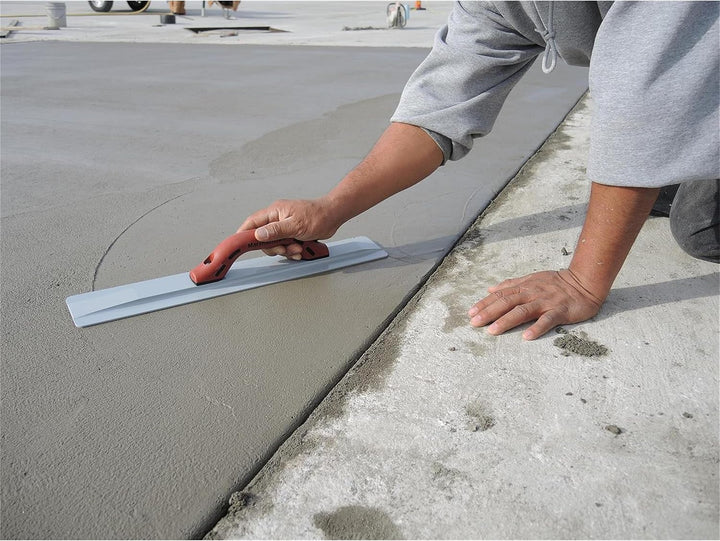 Marshalltown Handglätter mit Durasoft Griff, aus Magnesium, für Boden und Beton, Grösse des Glätters