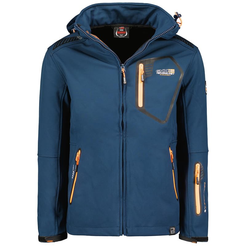 Geographical Norway Tanada Men - Softshelljacke Herren Wasserdicht atmungsaktiv Kapuze - Outdoor Man