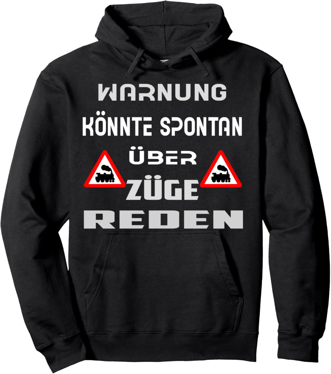Eisenbahn Zug Dampfzug Lokomotive Lustig Pullover Hoodie