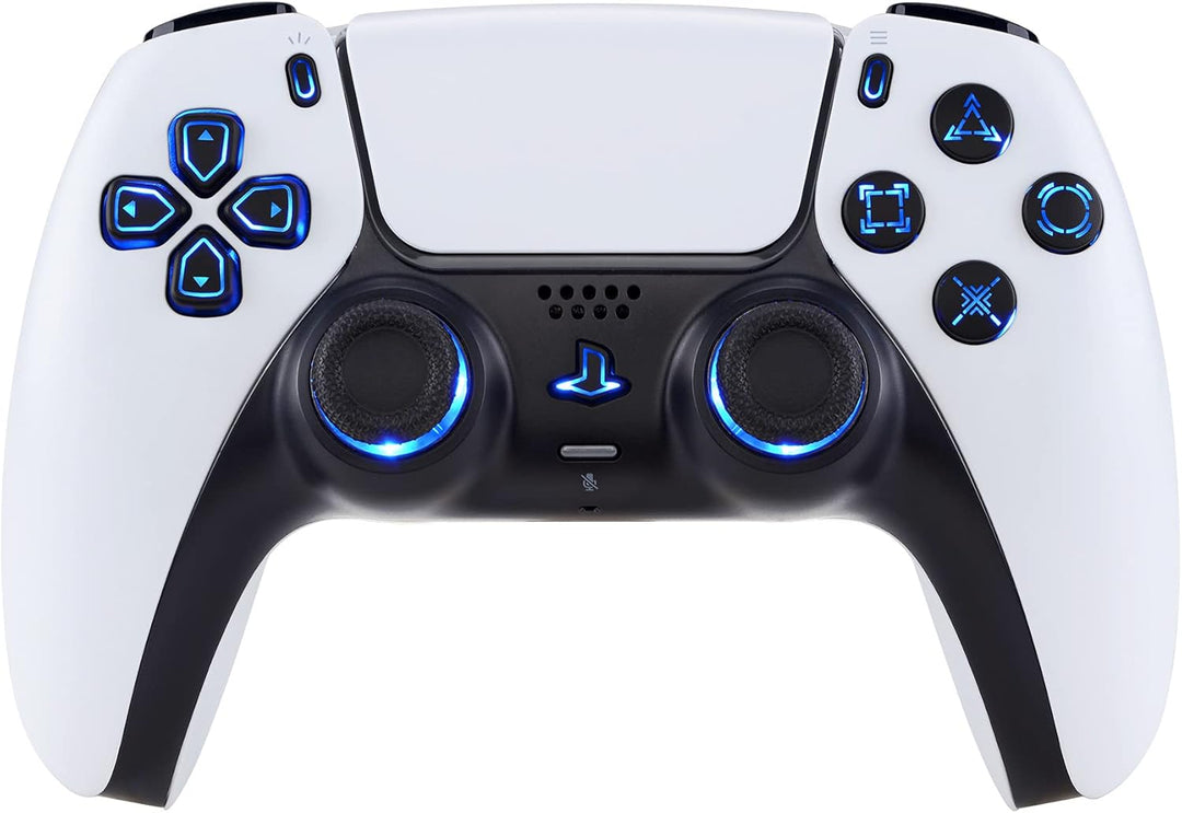 eXtremeRate 9 Modi 7 Farben DTF V3 LED Kit für ps5 Controller Ersatz Leuchttaste D-Pad Thumbsticks S