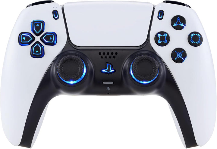 eXtremeRate 9 Modi 7 Farben DTF V3 LED Kit für ps5 Controller Ersatz Leuchttaste D-Pad Thumbsticks S