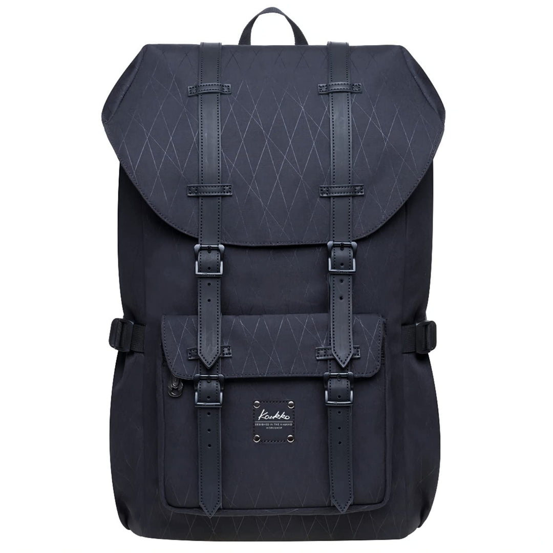 KAUKKO Rucksack Damen Herren Daypack mit Laptopfach für 14 Zoll Notebook für Freizeit Job Uni Reisen