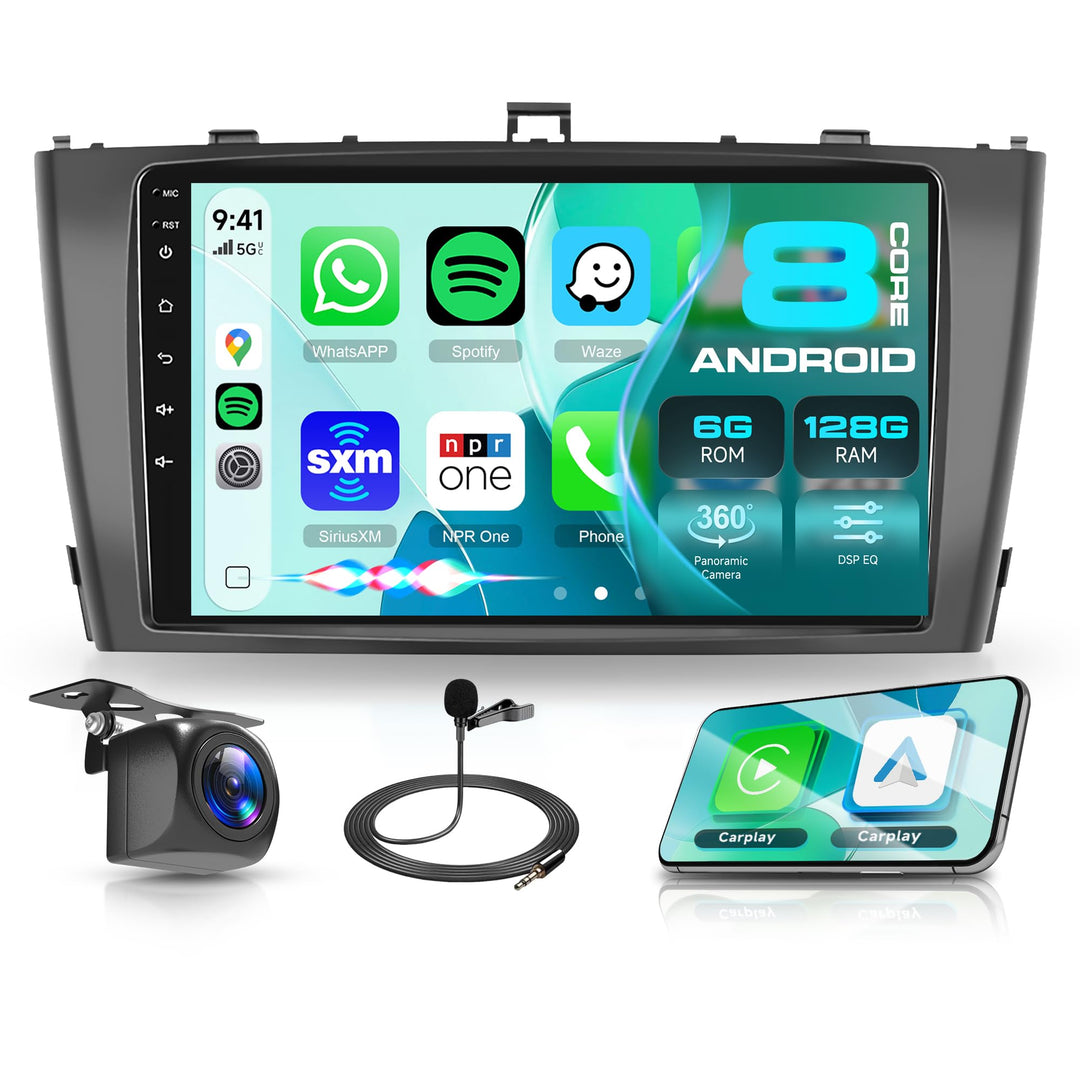 Rimoody 8 Core 6G+128G Android Autoradio für Toyota Avensis T27 2008-2015 Wireless Carplay Android A