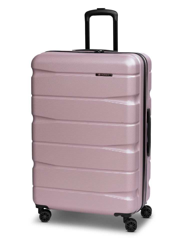 Franky Munich 4.0 Koffer gross | Hartschalen Trolley mit 4 Rollen, Kreuzpackgurt, arretierbarer Grif