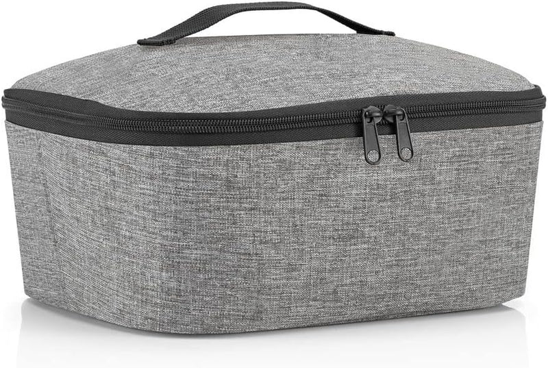 reisenthel coolerbag M pocket twist silver Kühltasche mit Obermaterial aus recycelten PET-Flaschen I