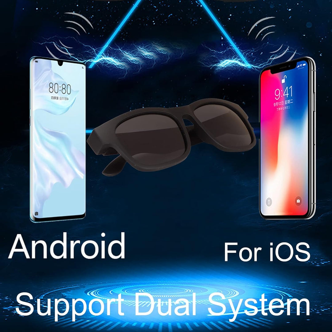Smart Glasses, Smart Audio Sonnenbrillen, Noise Cancelling, Freisprechen, Open-Ear-Lautsprecher mit