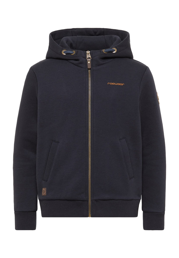 Ragwear Honza Zip Jungen Sweatjacke Sweatshirt mit Kapuze und Reissverschluss Übergangsjacke Sweater