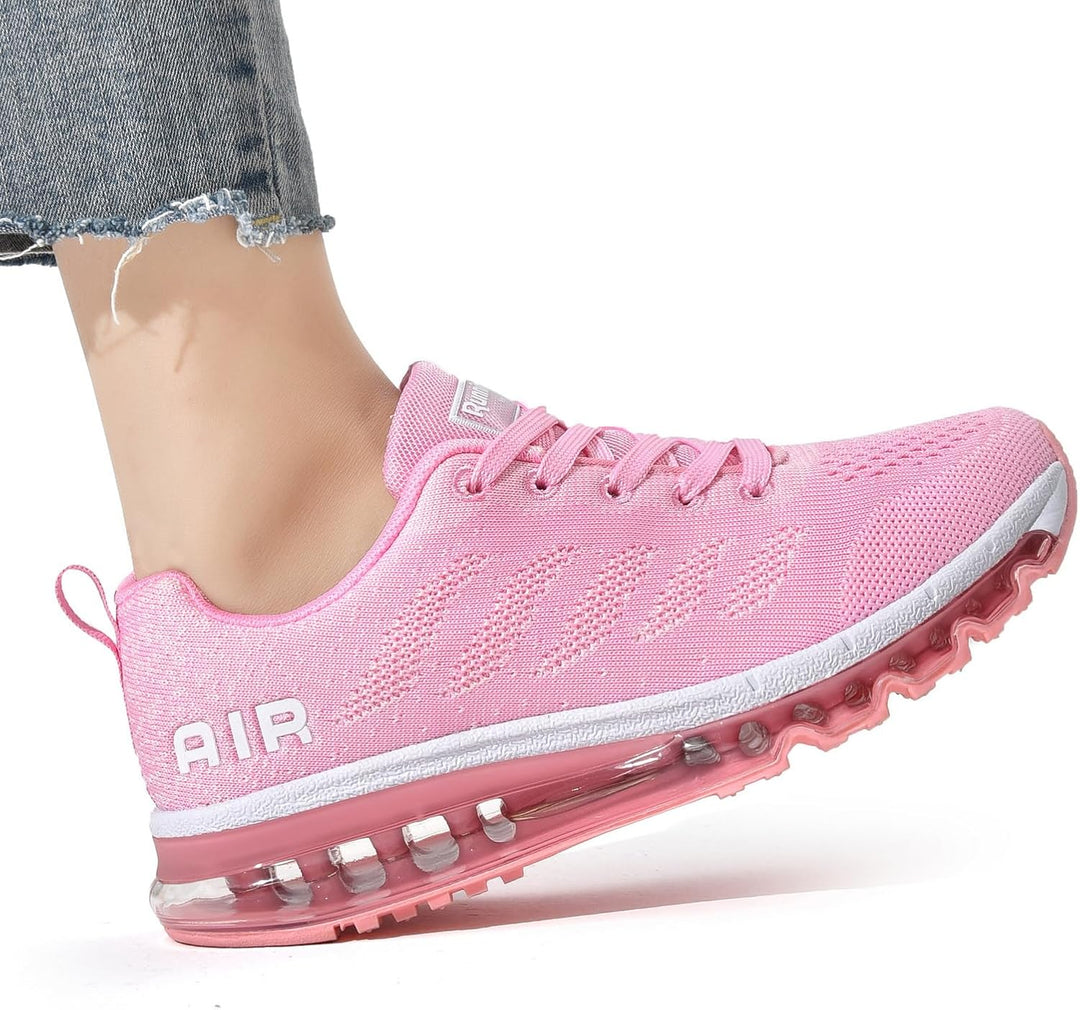 frysen Herren Damen Sportschuhe Laufschuhe mit Luftpolster Turnschuhe Profilsohle Sneakers Leichte S