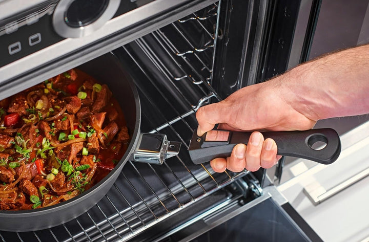 Berndes Vario Click Induction Schmorpfanne, Aluguss, Black, 24 cm Schmorpfanne Schwarz 24 cm, Schmor