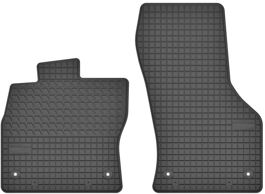Motohobby Gummimatten Vorne Gummi Fussmatten Satz für VW Volkswagen Passat B8 (ab 2014) / Tiguan II