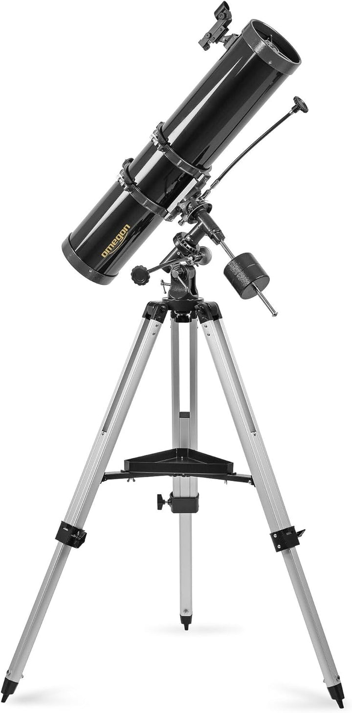 Omegon Teleskop N 130/920 EQ-2 | EQ-2 Montierung | für Einsteiger in die astronomische Beobachtung |