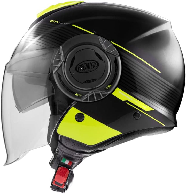 Premier Unisex-Adult Cool Evo Helm, XS Schwarz Und Gelb