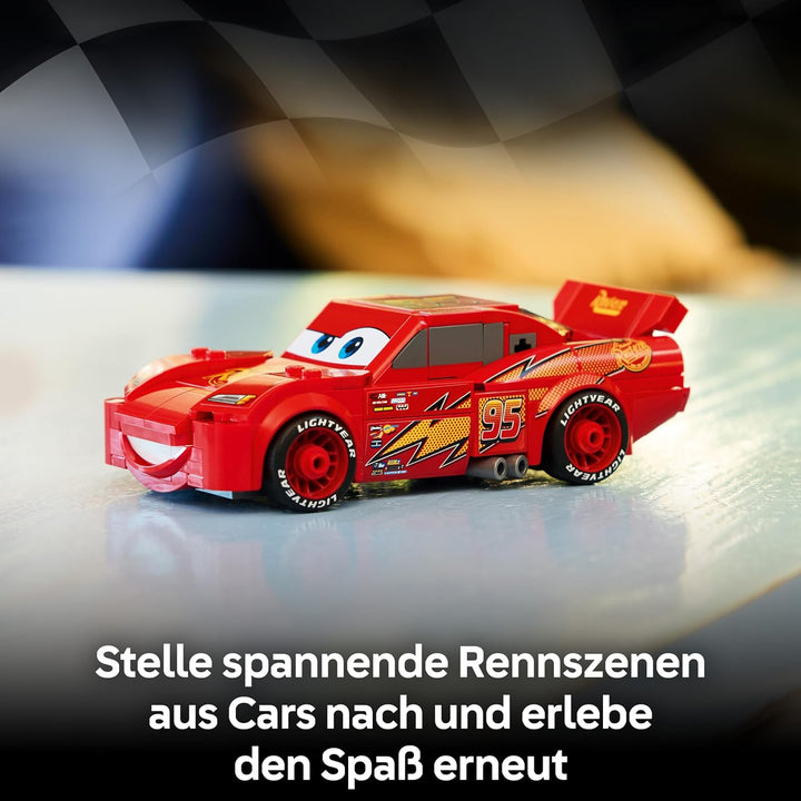 LEGO Speed Champions | Lightning McQueen - Spielzeug zu Cars von Disney Pixar - DIY Deko für Kinderz