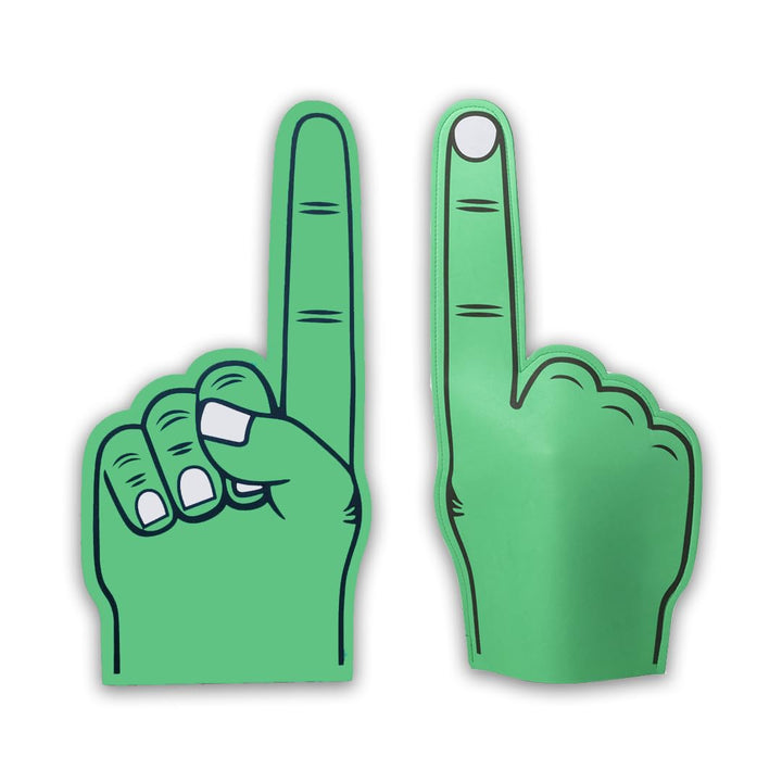 Fun Fan LINE - Riesige farbige Eva-Gummi Hand. Handschuh mit Finger riesen. Doppelseitiger Druck und