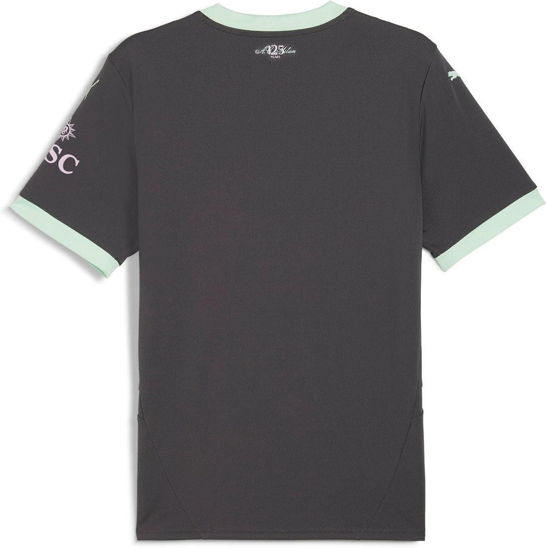 PUMA Herren AC Milan ftblCULTURE T-Shirt ┃Kurzarm-Fussballtrikot Herren XS Grau, Grün., XS Grau, Grü