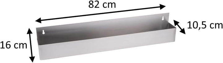 Cocktail7 Speed Rail Flaschenhalterung, Flaschenregal Speedrack Edelstahl 81cm für 8 Flaschen, Speed