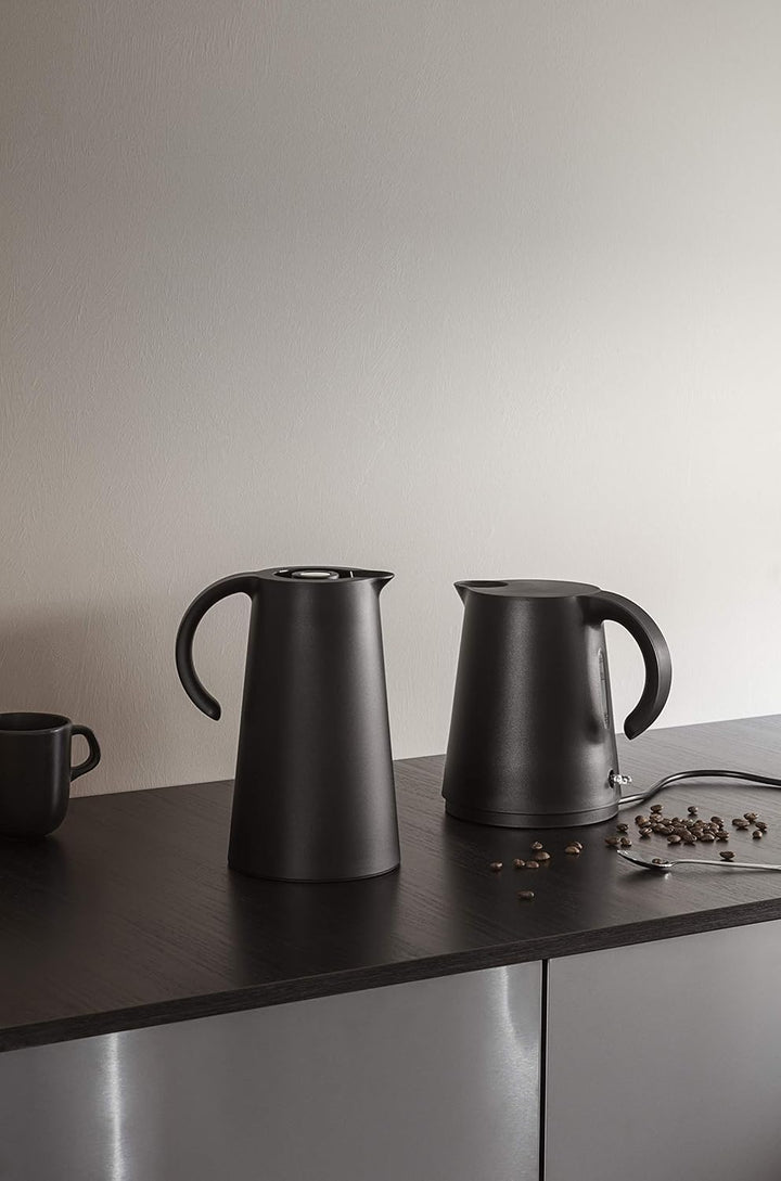 EVA SOLO | Rise wasserkocher 1,2l Black | Direkt durch den Deckel befüllen | Schwarz, Schwarz
