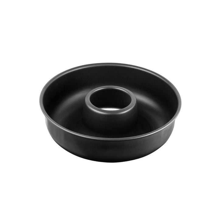 Zenker Frankfurter Kranz Ø 28 cm BLACK METALLIC, runde Kuchenform mit Antihaftbeschichtung, Backform